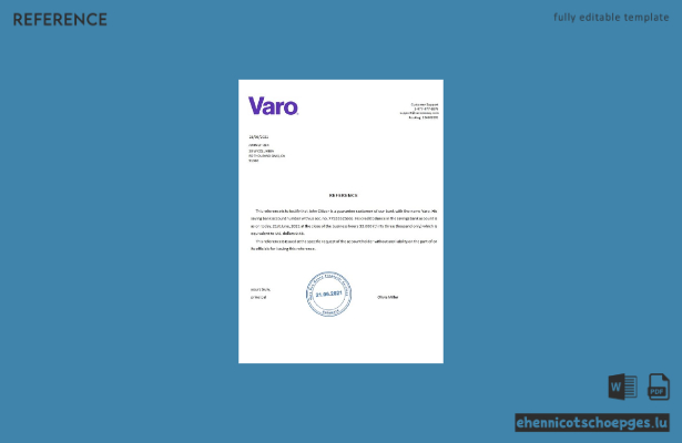 USA Varo Referenzmuster-Vorschau